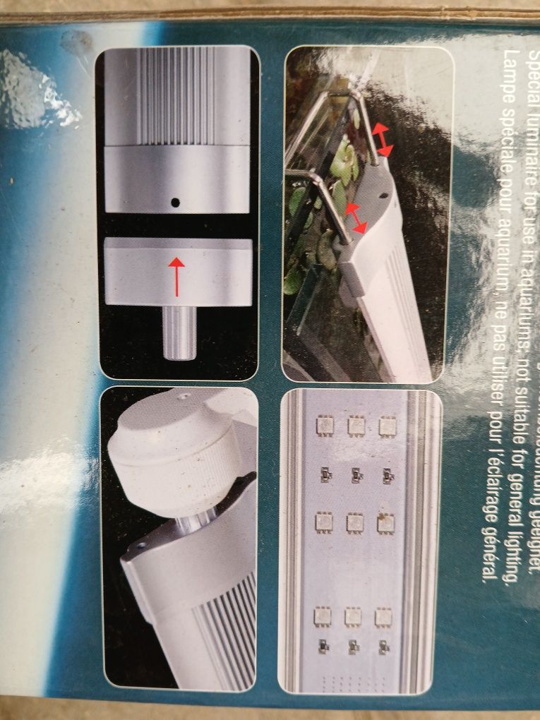 Lampa do akwarium Led JBL 16W jak nowa w oryginalnym opakowaniu