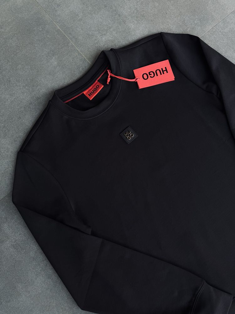 Чоловічий світшот Hugo Boss чорний Оригінал