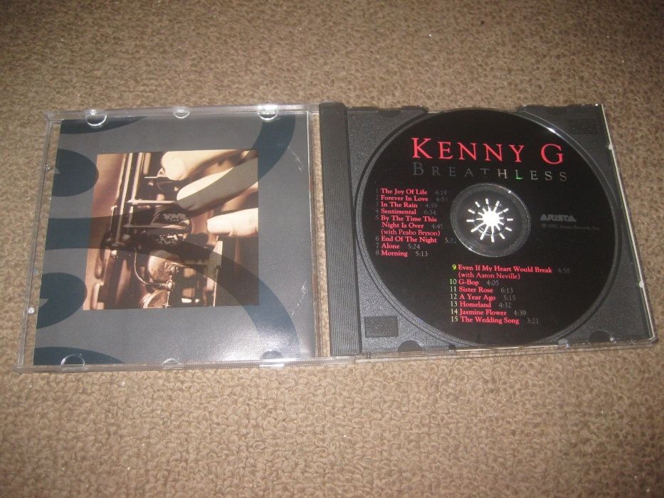 CD do Kenny G "Breathless" Portes Grátis!