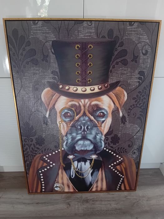 Vendo quadro com imagem de cão