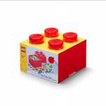 LEGO pojemnik plastikowy - Kształt Klocka LEGO Czerwony 25 x 25 x 18 c