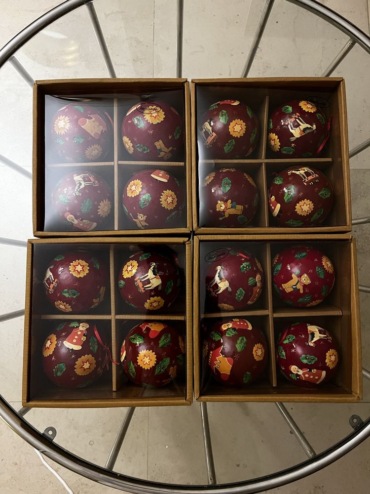 Conjunto 16 bolas de Natal grandes marca Villeroy & Bosch