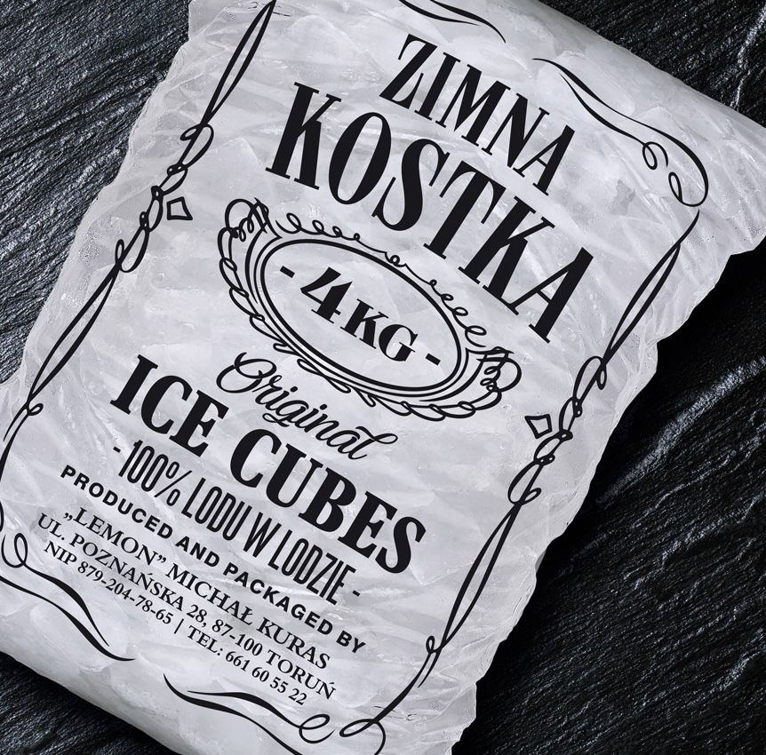 Lód gastronomiczny, lód w kostkach. Dostawa.