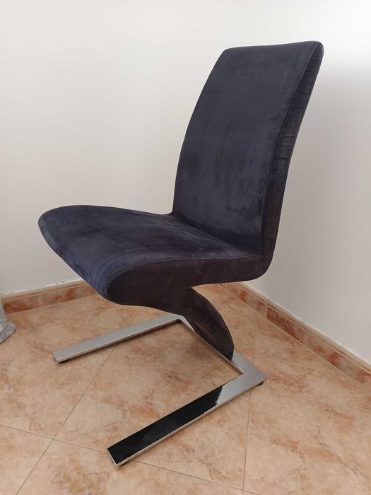 Mesa Sala Jantar - Vidro Temperado - Inclui 4 Cadeiras - Como NOVO