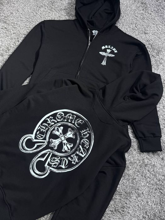 CHROME hearts malibu zip-hoodie