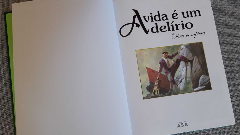 BD "A vida é um delírio" obra completa - Artigo NOVO.