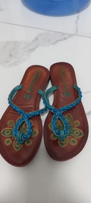 Шлепанцы кожаные 36 размер