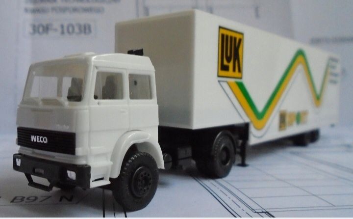 Herpa 1:87  model Iveco Turbo LUK Sport