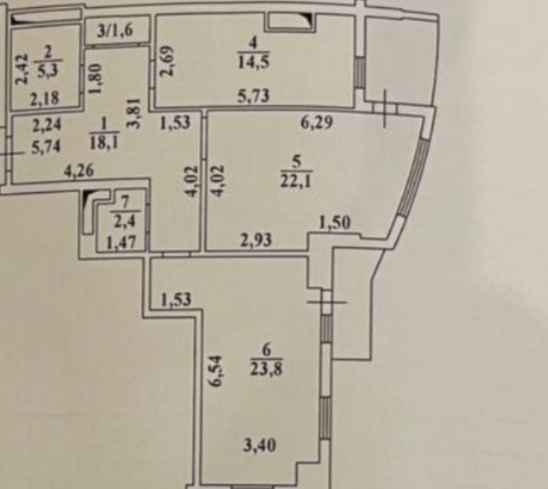 Продам 2-3-комнатную возле пл.Толбухина еПрограммы 640 у.е за квадрат!