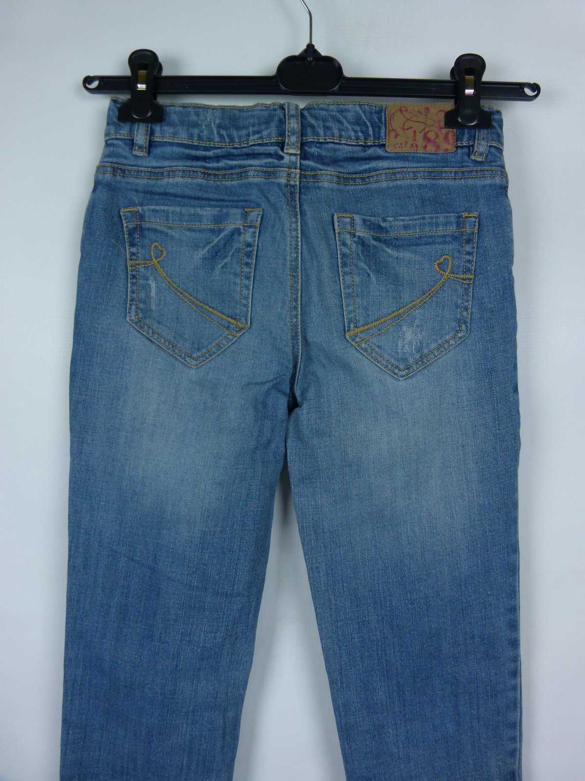 Place boy fit skinny jeans przetarcia 12 lat 152cm