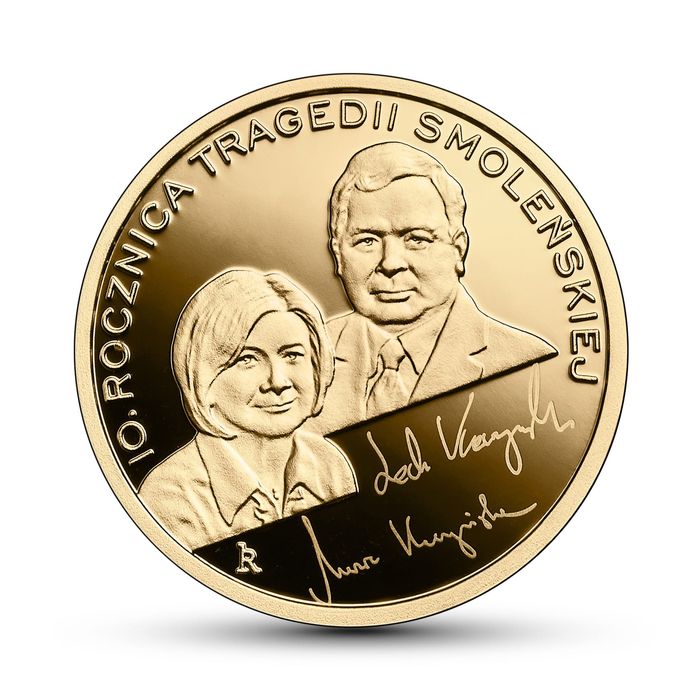 10. Rocznica Tragedii Smoleńskiej Monet złota, srebrna, banknot kolekc