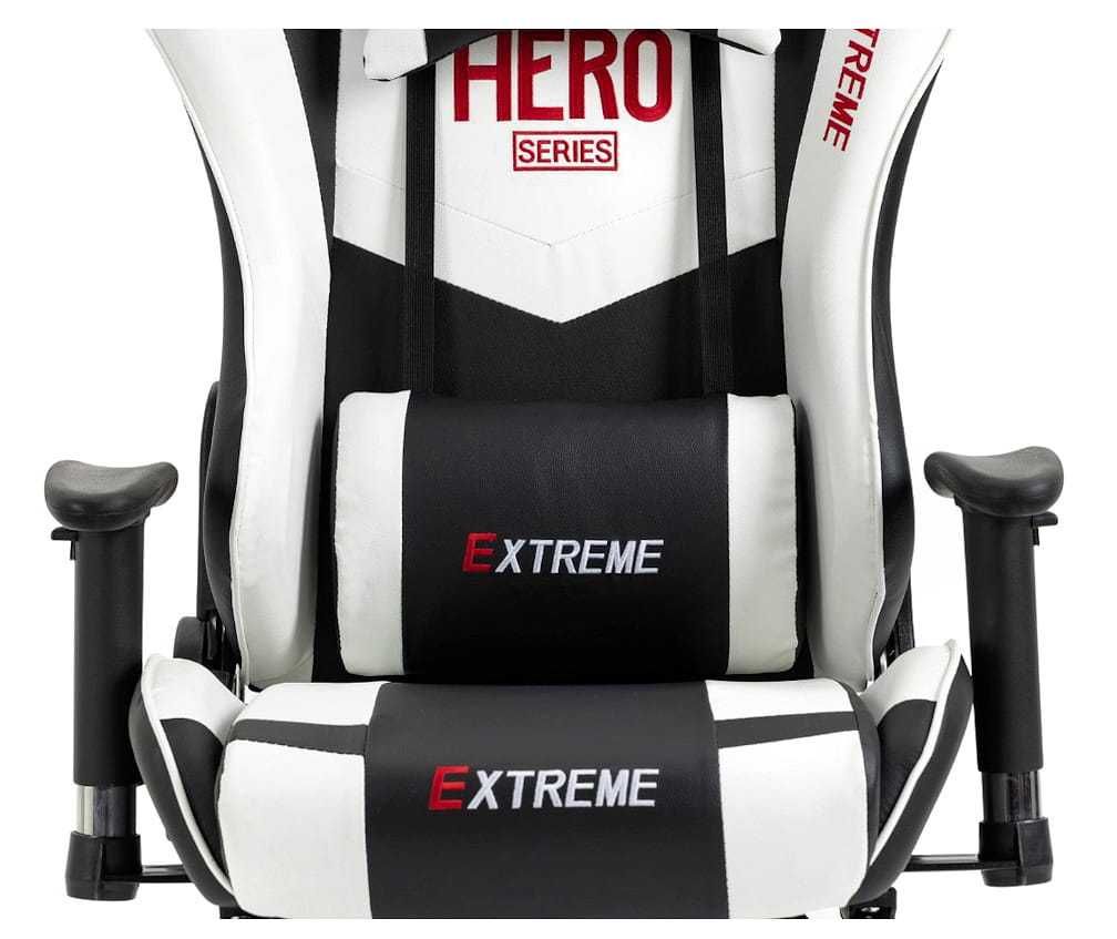 Fotel do biurka EXTREME HERO White z regulacją podłokietników