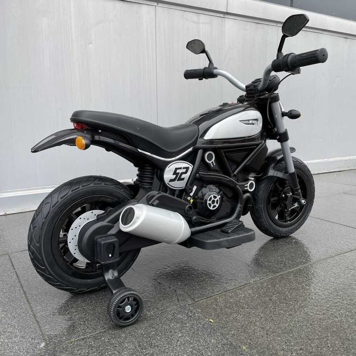 Motocykl TRIUMPH BOBBER Chopper Elektryczny Auto AKUMULATOR 2 DZIECI