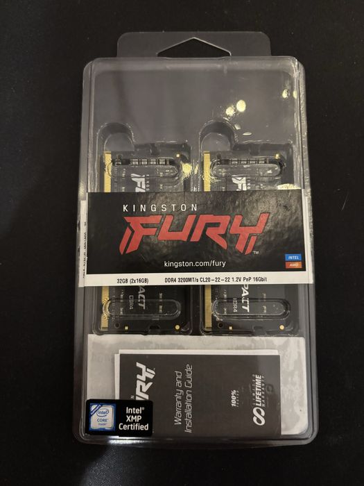 Pamięc RAM Kingston Fury Imact 32gb 3200MHz DDR4