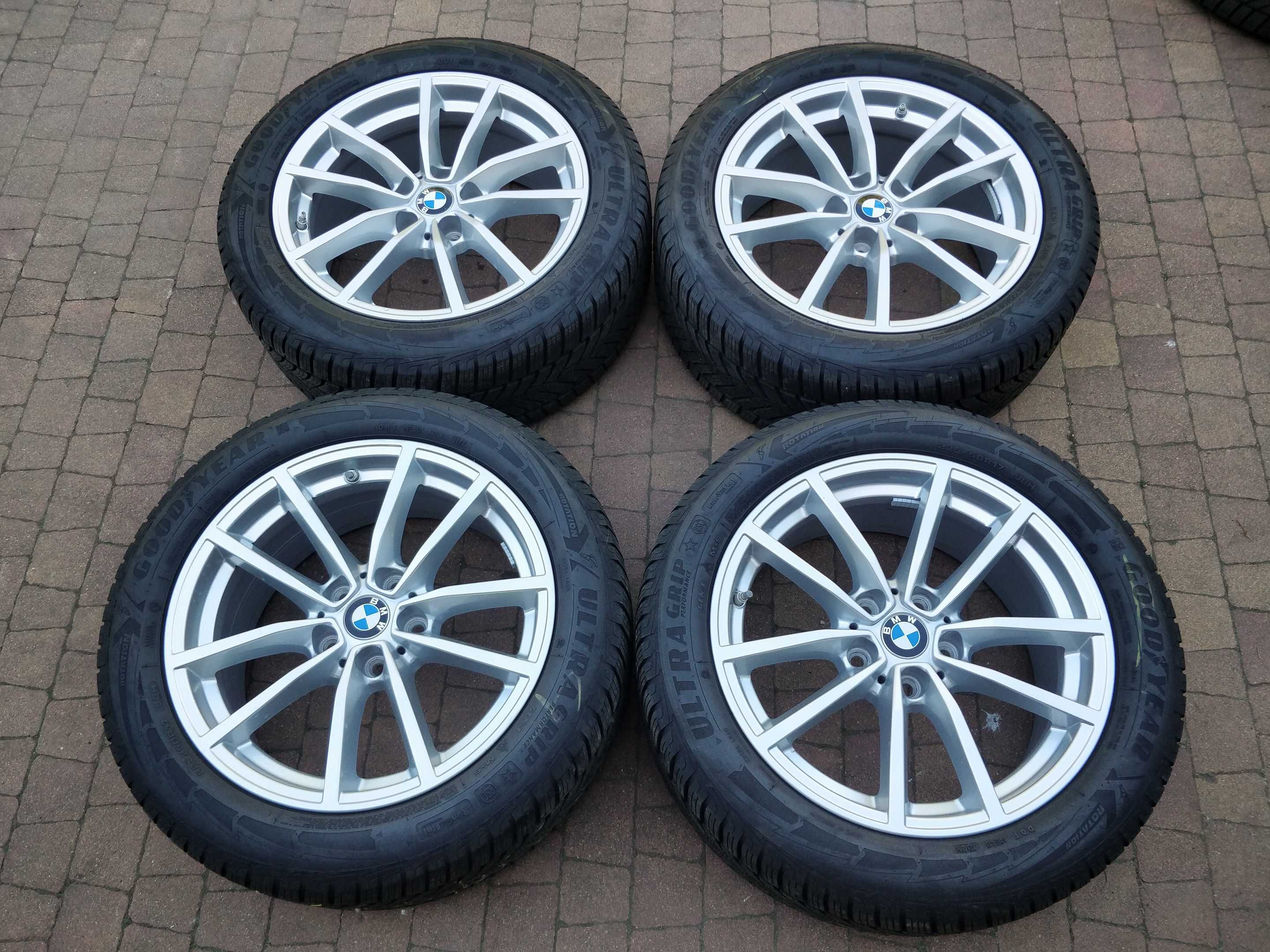 3488. Koła zimowe BMW 3 G20 oryginalne 5x112 ET30 225/50/17 2022/23r