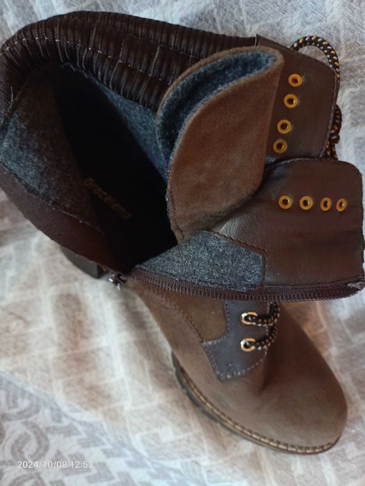 BOTKI Graceland brązowe, rozmiar 41