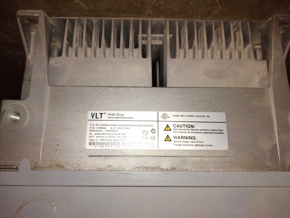 Falownik Oppdag Danfoss VLT HVAC FC 102 P55 kW ,przemysł,tanio
