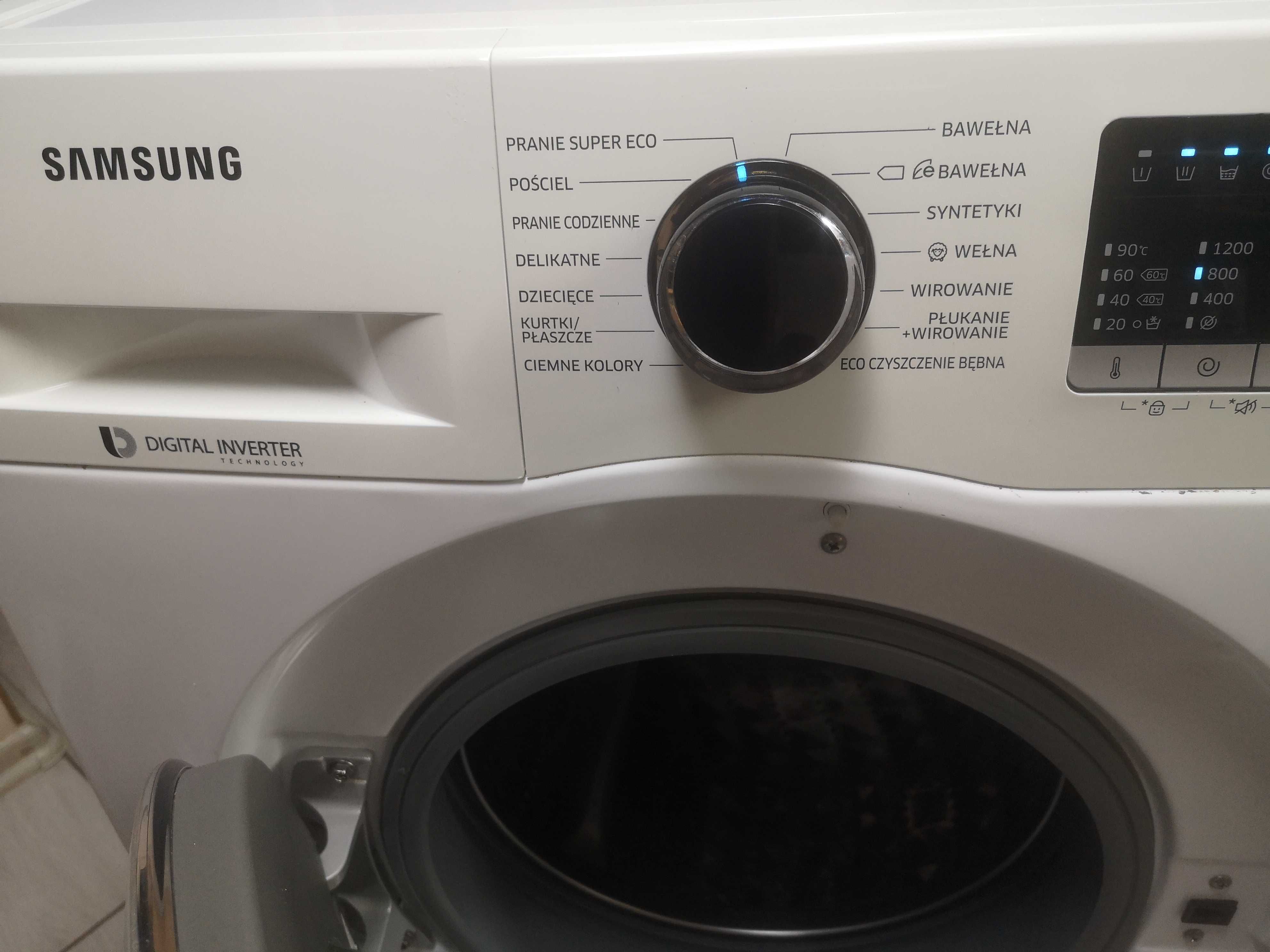 Samsung Ecobubble 8kg,1200 obr,inwerter,krótki program, ADD WASH.A+++