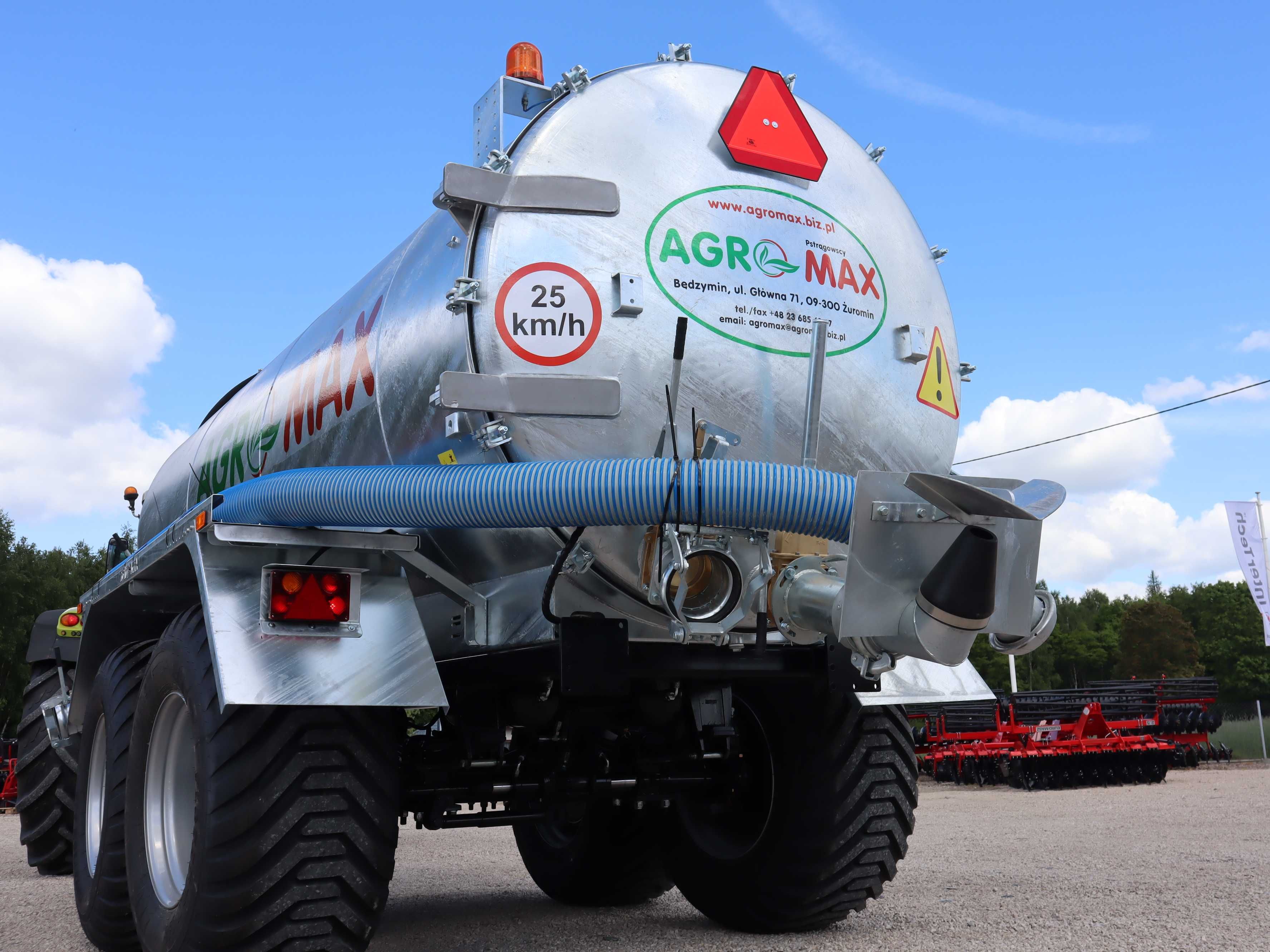 Wóz asenizacyjny 14000 AGRO-MAX tandem