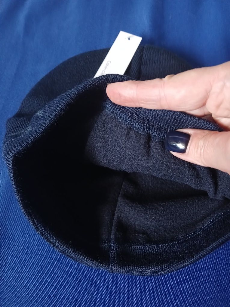 ШАПКА і ШАРФ Calvin Klein.Теплий комплект,всередені фліс.Уніку