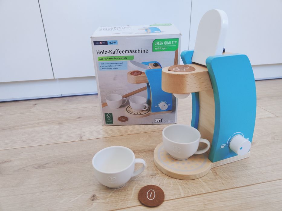 Drewniany ekspres do kawy