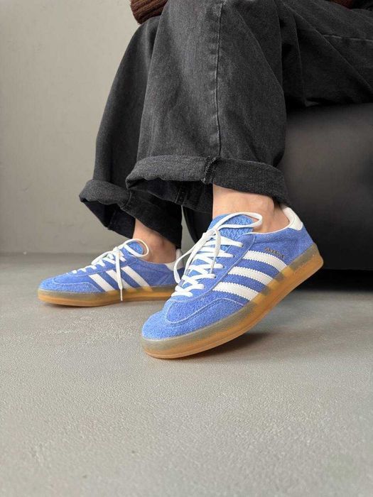 Кросівки Adidas Gazelle blue premium