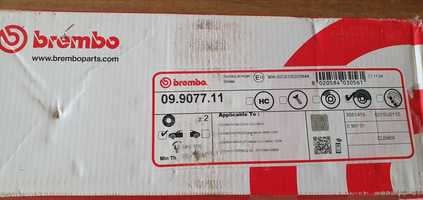 Комплект передних тормозных дисков BREMBO(Италия) 09.9077.11 на SUBARU