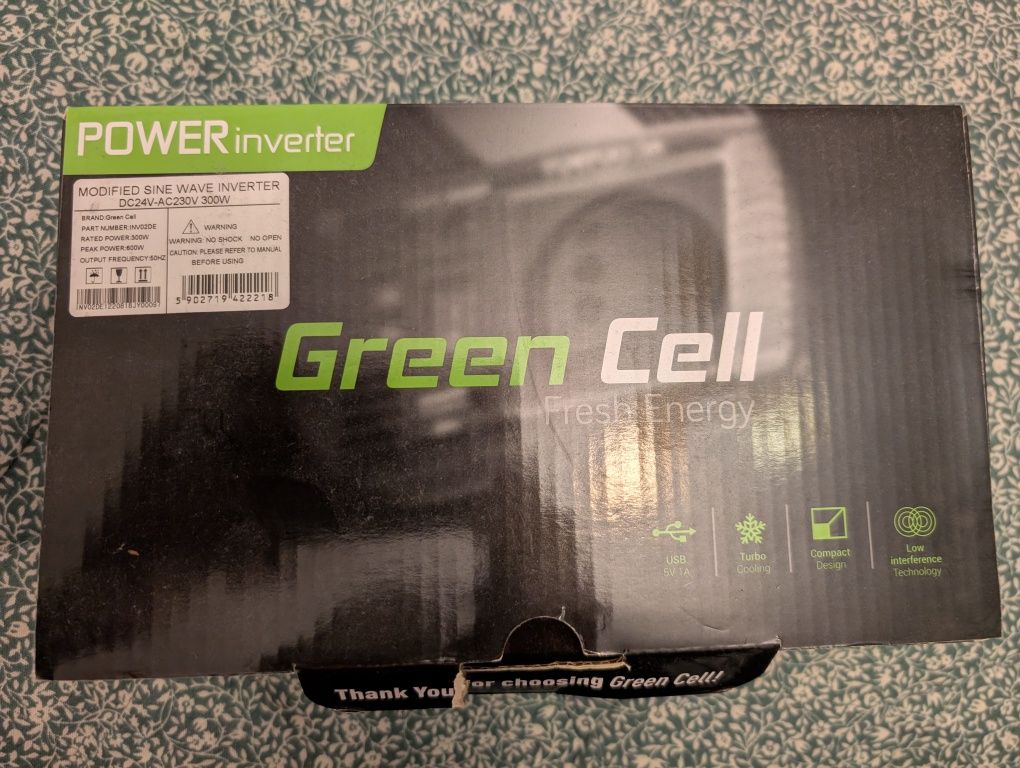 Inversores de carro green cell 24v 300w e também  inversor 12V