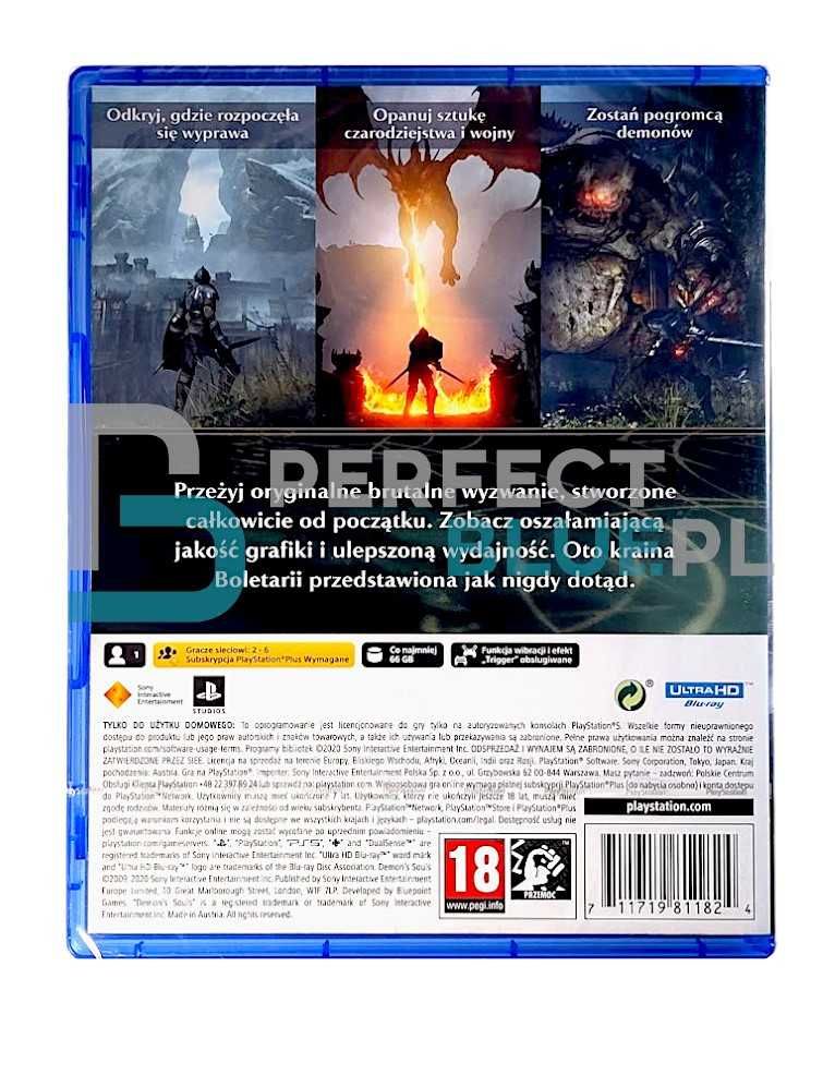 Demon's Souls / Gra PS5 / Polska Okładka / NapisyPL / Służew / Mokotów