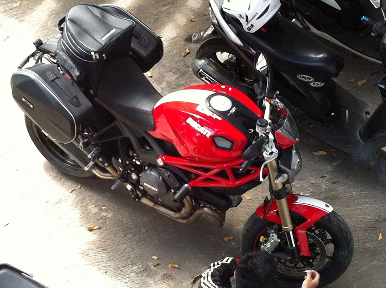 Mala (top case) Ducati Monster