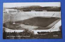 Lisboa Estádio Nacional postal fotográfico.