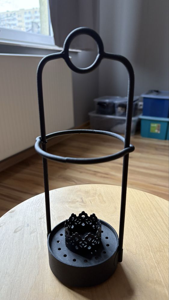 Świecznik czarny Ikea