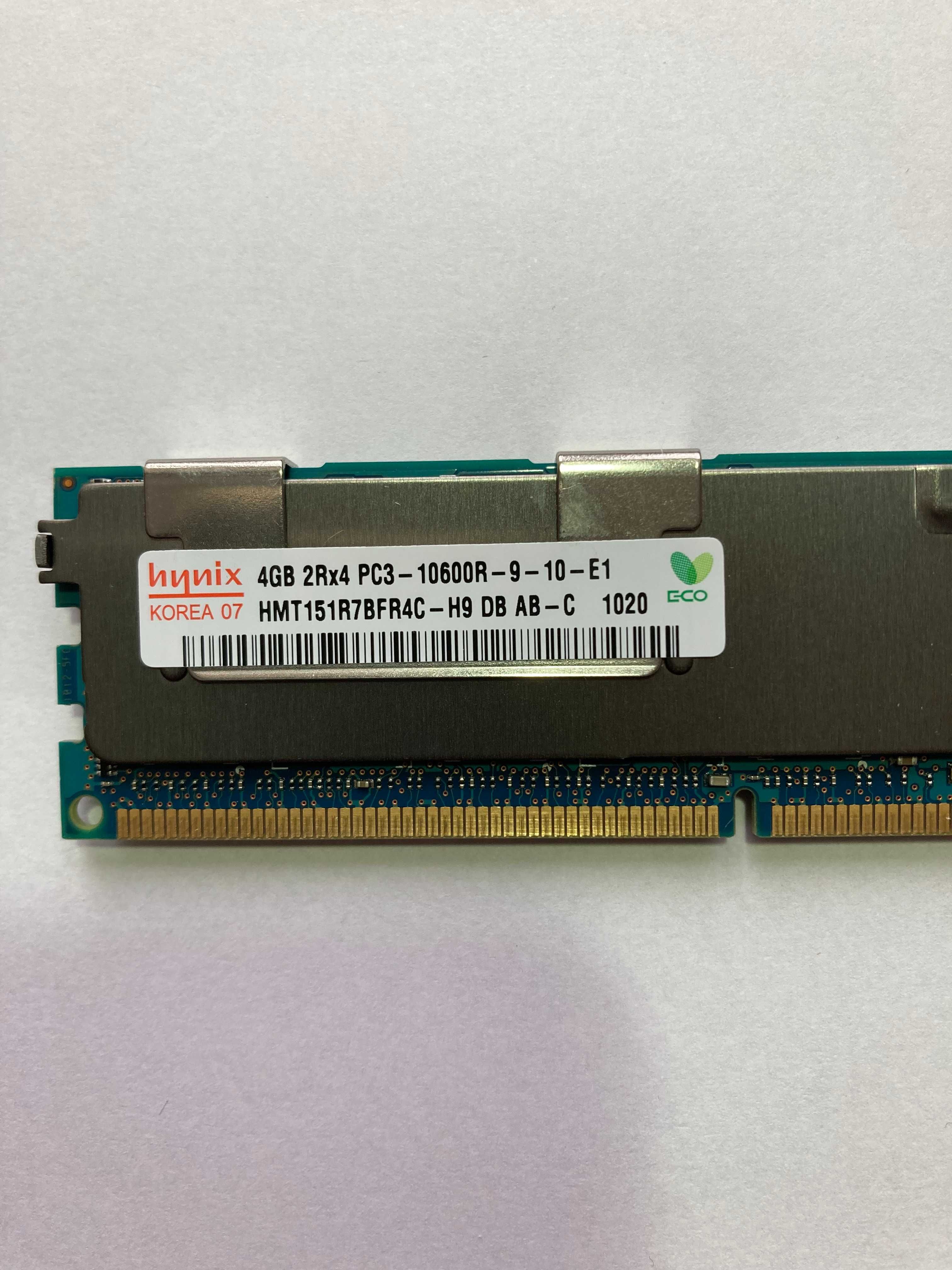 Оперативная память 16Gb (4шт по 4Gb) DDR3 ECC (с коррекцией ошибок)