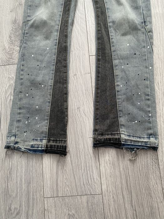 Джинси gallery dept drip flared jeans клеш джинси галери депт