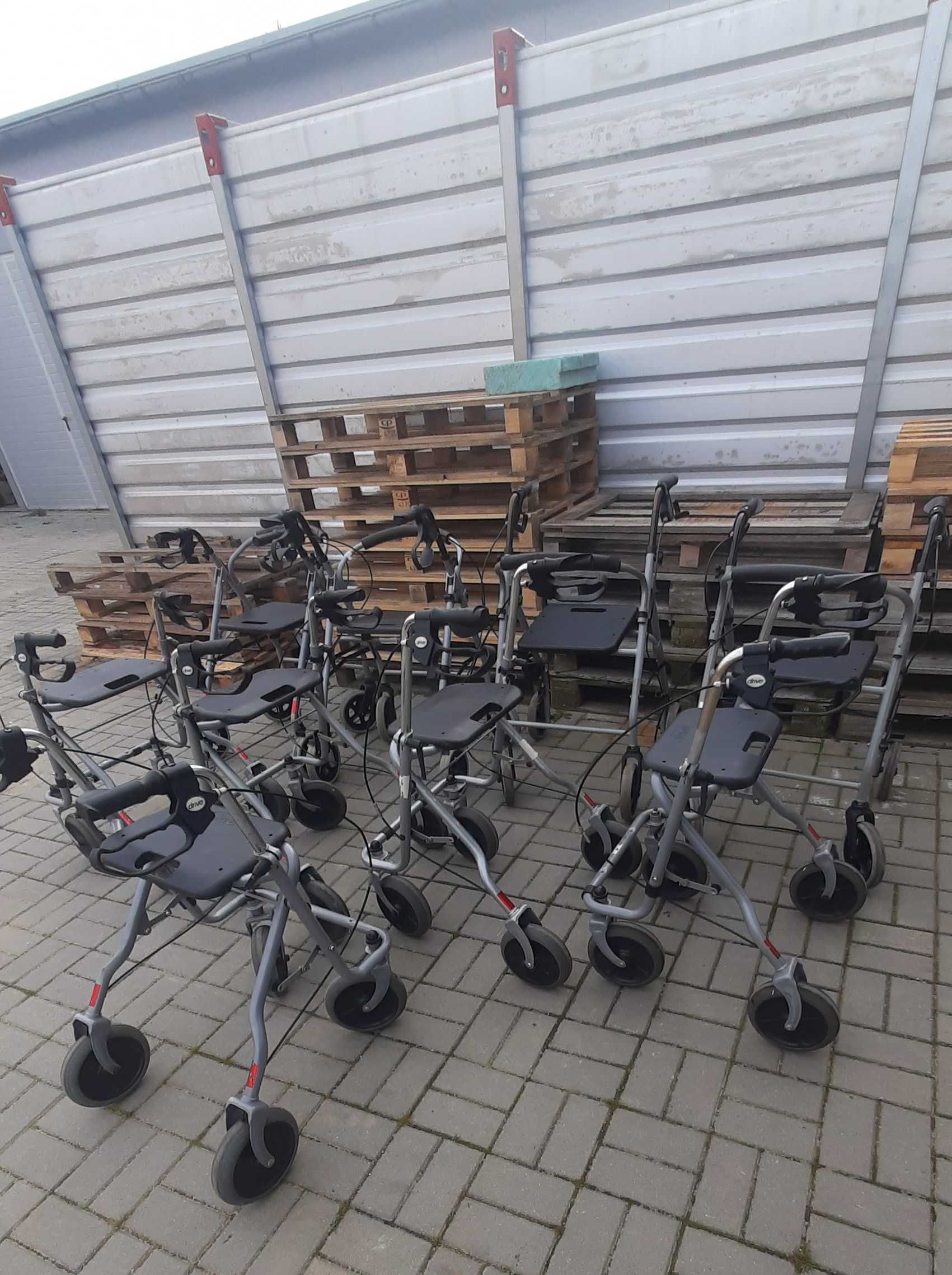 Balkonik Rolator Chodzik cztery koła siedzisko koszyk na zakupy