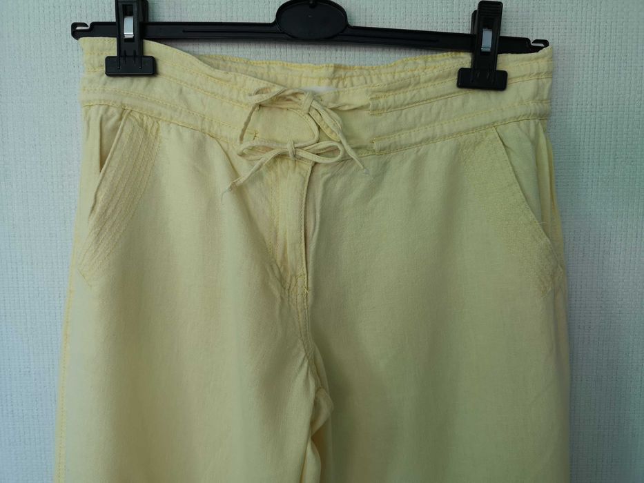 Spodnie na lato len Next 12 lniane