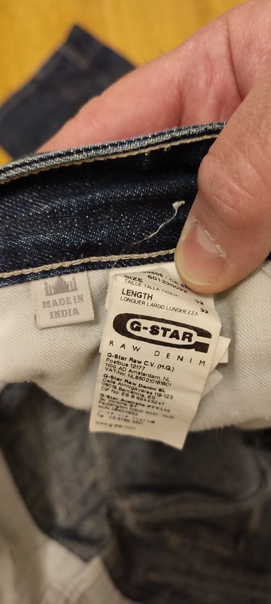 Джинсы G-Star Raw. р.32x32.. б/у