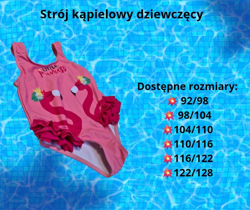 Wiosenna wyprzedaż stroje kąpielowe niemowlęta i dzieci