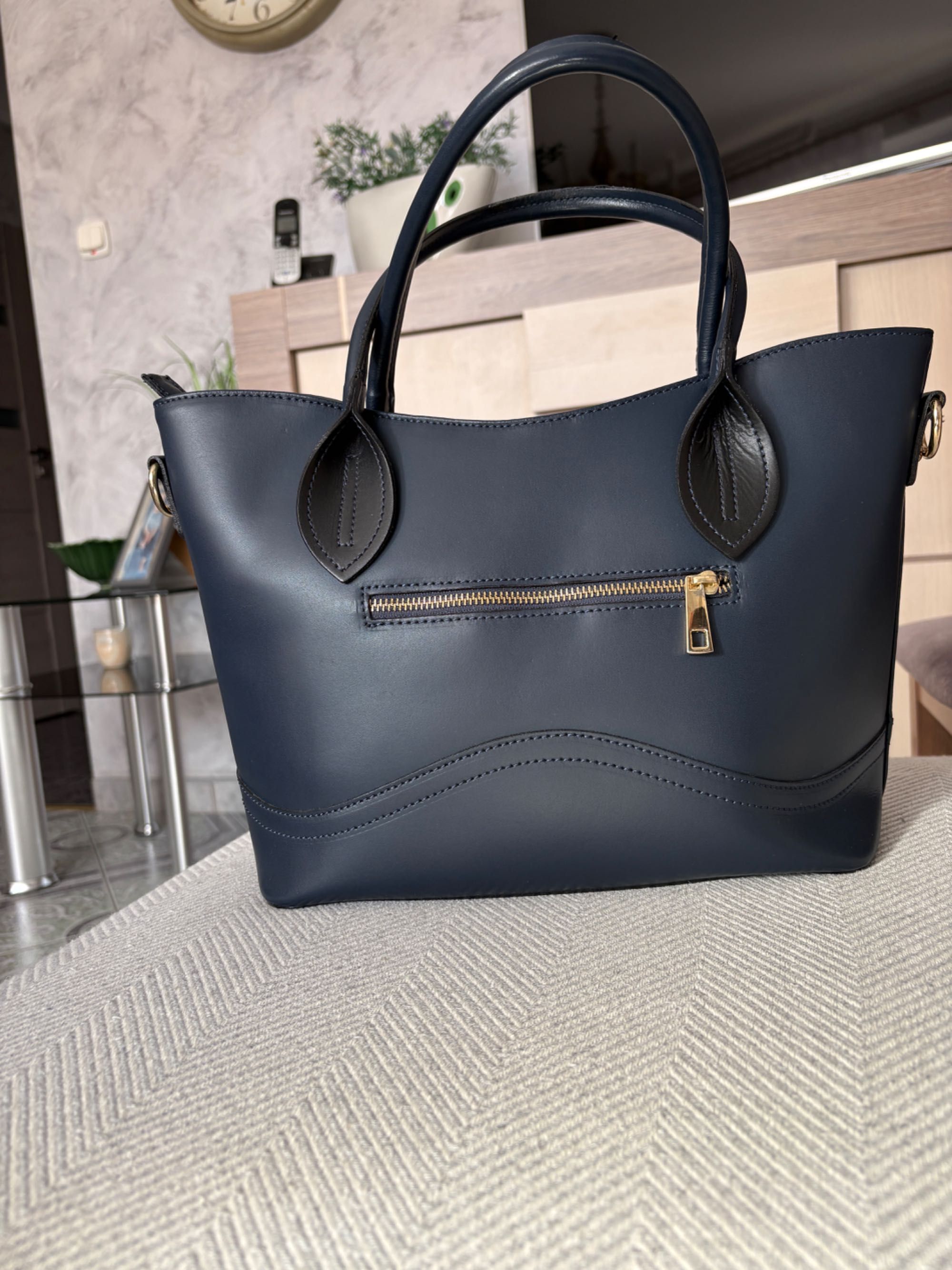 Skórzana torebka Genuine Leather