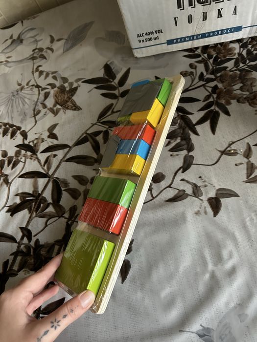 Дитячій деревяний конструктор