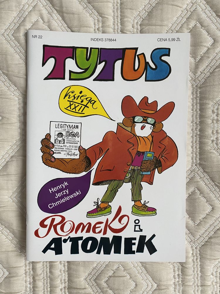 Zestaw 4 komiksów „Tytus Romek i A’tomek”
