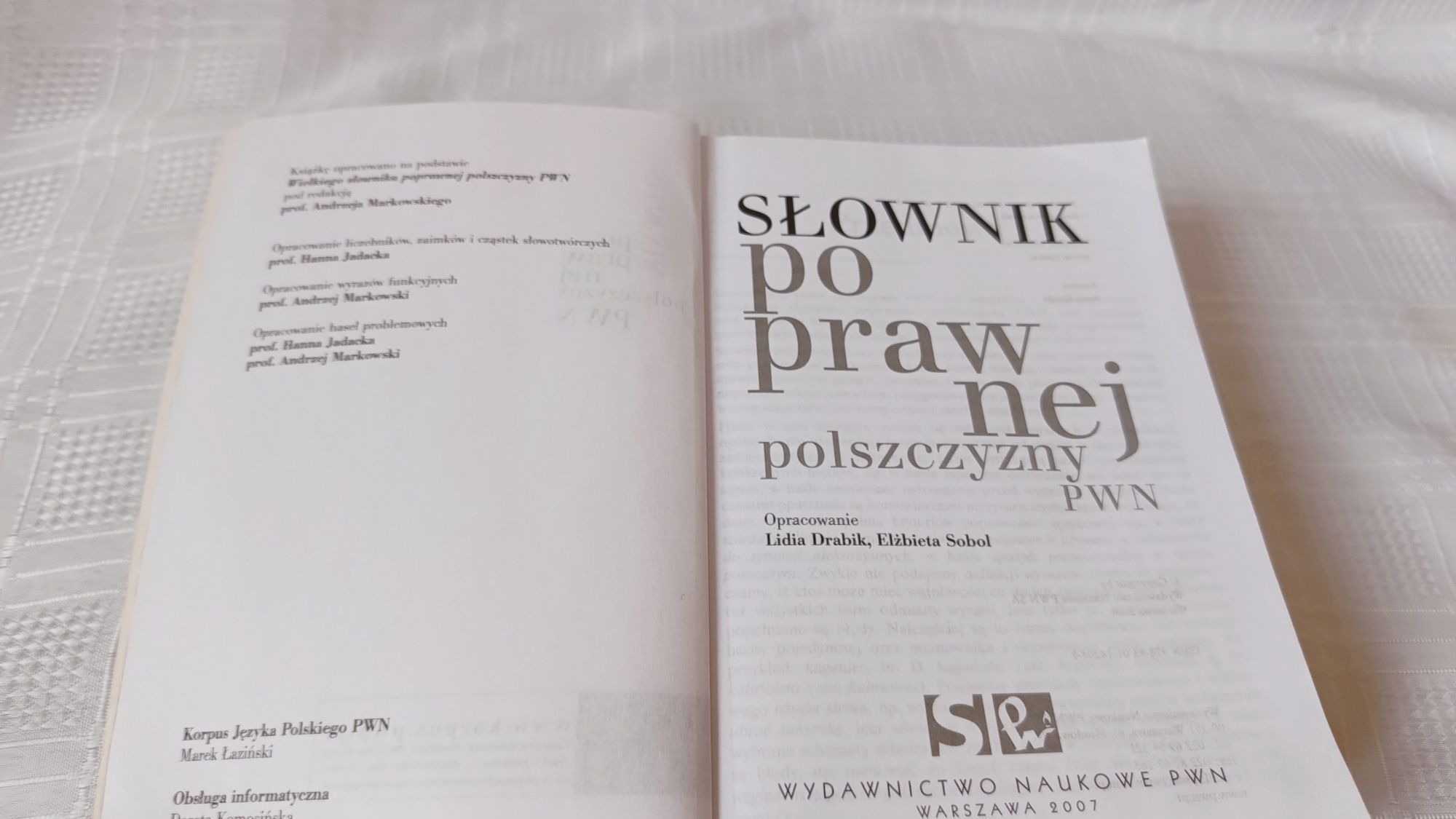Słownik poprawnej polszczyzny, PWN
