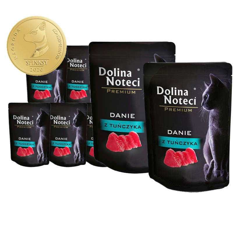 Dolina Noteci Premium Kot Tuńczyk 10x85g Saszetka Wysyłka w ciągu 24h