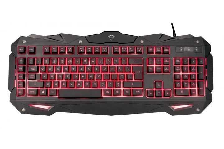 Новая Клавиатура игровая Trust GXT 840 Myra Gaming Keyboard подсветкой