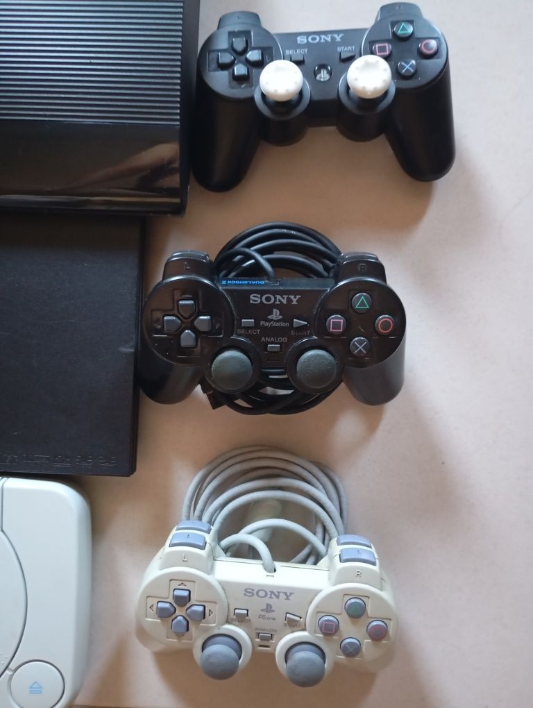 Ps1 + Ps2 + Ps3 cabos e comandos