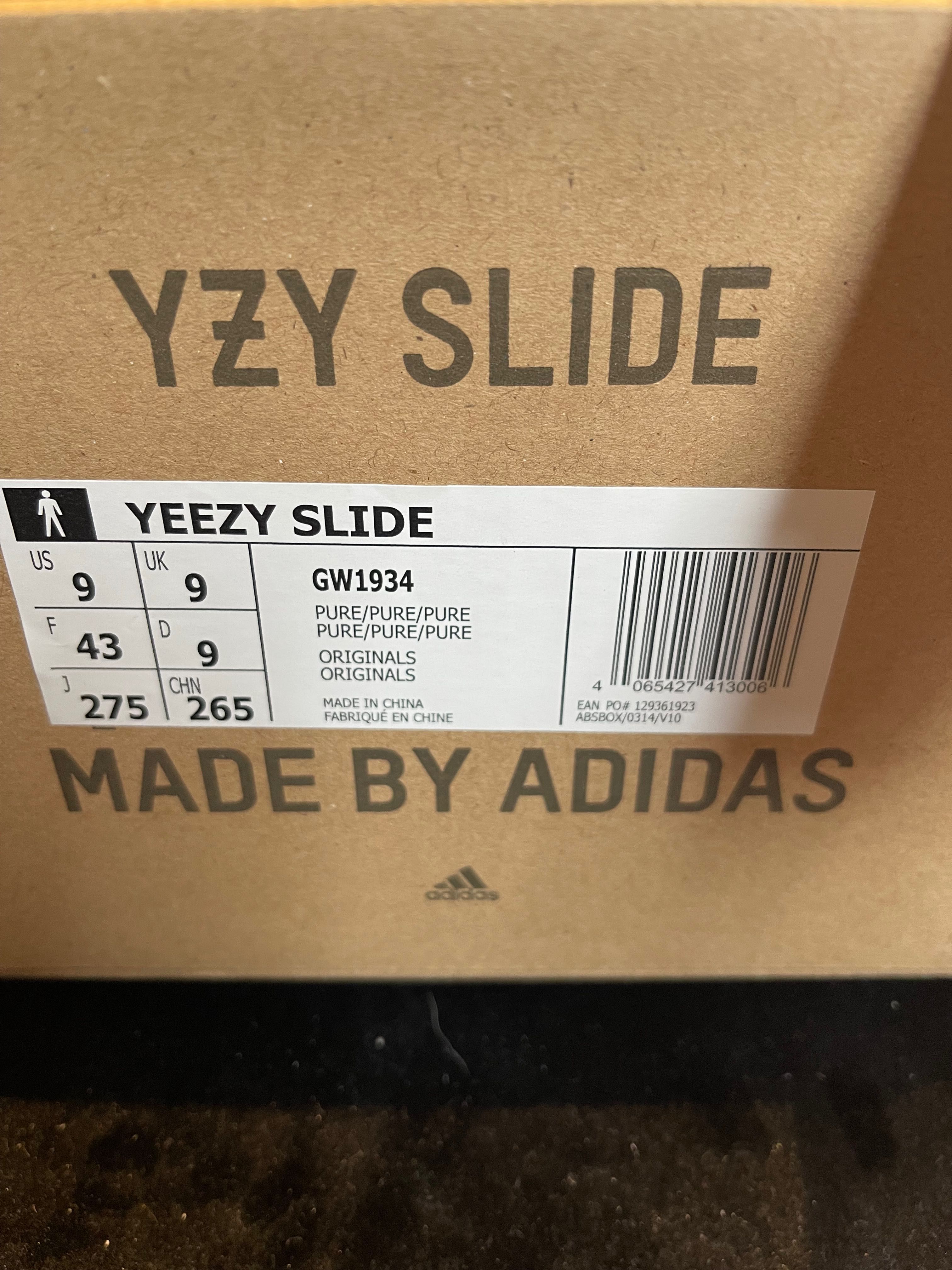 Adidas Yeezy Slide Pure 43