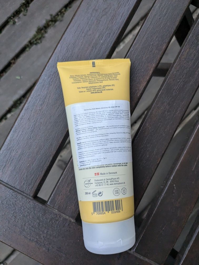 Balsam do opalania dla dzieci spf 30 derma