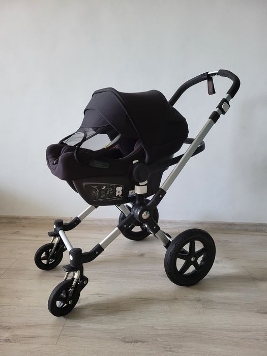 Автокресло Bugaboo Turtle Air by Nuna Black, вместе с шаси