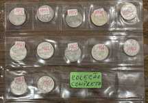 Moeda 2,5$ coleção completa