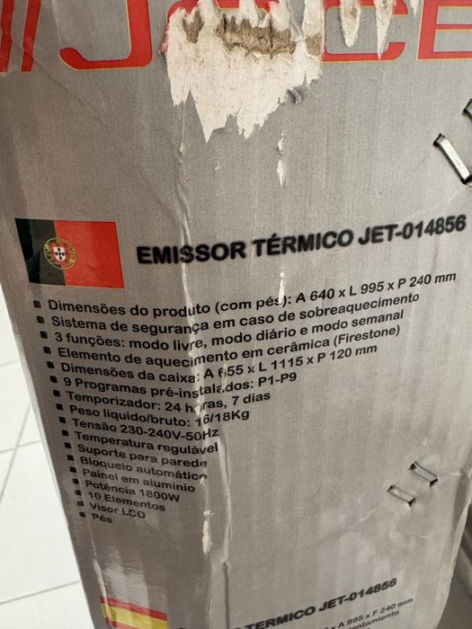 Aquecedor Emissor Térmico Jocel JET‑014856